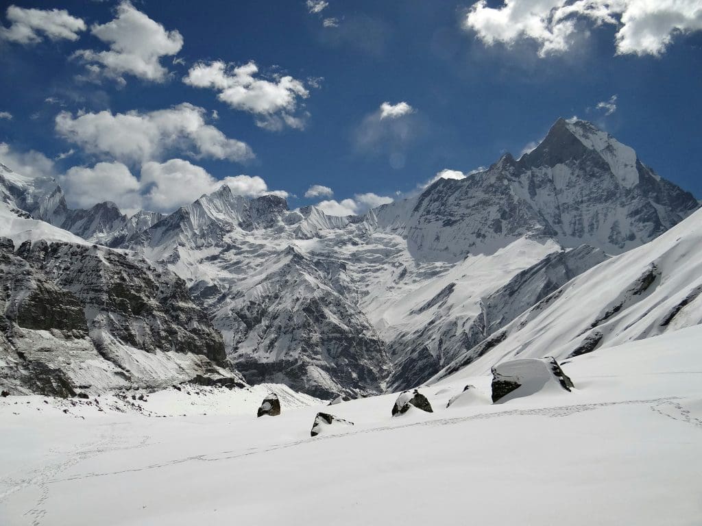 The best time to trek to Annapurna Base Camp is during spring and autumn